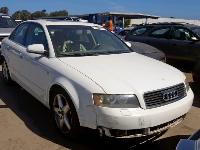 WAUJT68E85A040100 - 2005 AUDI A4 3.0 WHITE photo 1