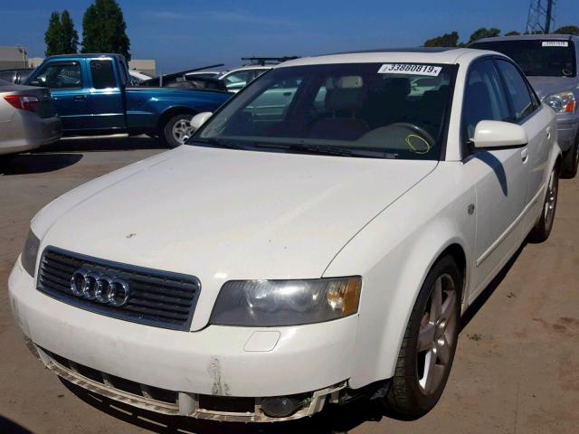 WAUJT68E85A040100 - 2005 AUDI A4 3.0 WHITE photo 2