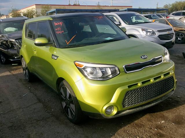 KNDJX3A54F7771055 - 2015 KIA SOUL ! GREEN photo 1