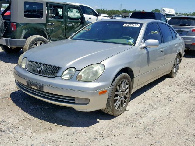 JT8BD69S340202906 - 2004 LEXUS GS 300 SILVER photo 2