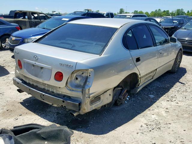 JT8BD69S340202906 - 2004 LEXUS GS 300 SILVER photo 4