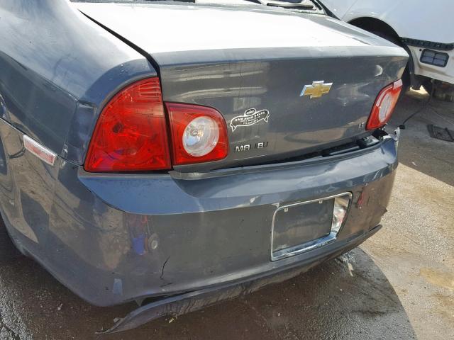 1G1ZH57B58F229344 - 2008 CHEVROLET MALIBU 1LT 灰色 照片 9