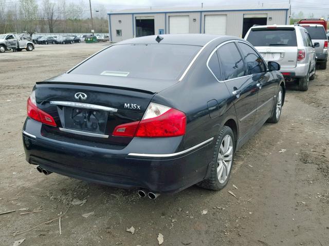 JNKAY01FX8M651316 - 2008 INFINITI M35 BASE BLACK photo 4