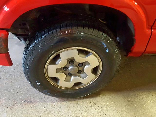 1GNDT13X74K140099 - 2004 CHEVROLET BLAZER RED photo 9