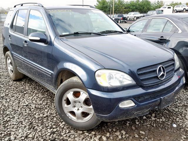 4JGAB57E83A417650 - 2003 MERCEDES-BENZ ML 350 BLUE photo 1