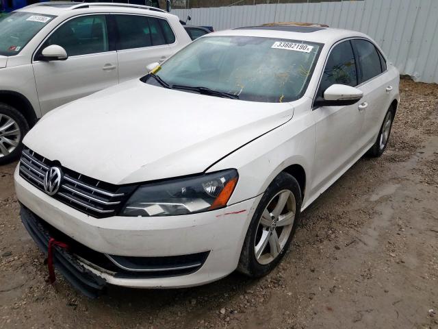 1VWBN7A3XCC070844 - 2012 VOLKSWAGEN PASSAT SE  photo 2