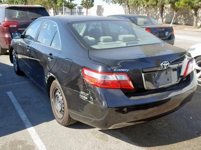 4T1BE46K27U727195 - 2007 TOYOTA CAMRY NEW BLACK photo 3