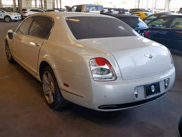 SCBBR93W68C053057 - 2008 BENTLEY CONTINENTA WHITE photo 3