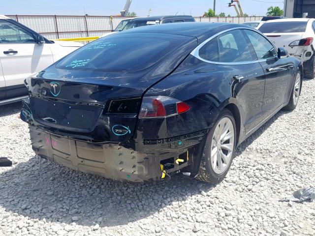 5YJSA1E21JF297711 - 2018 TESLA MODEL S BLACK photo 4