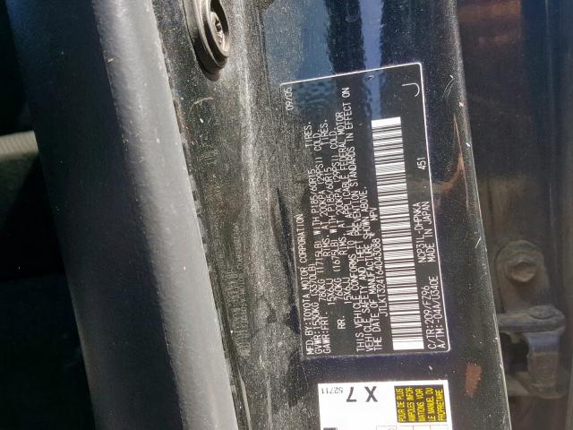 JTLKT324164043088 - 2006 TOYOTA SCION XB 黑色 照片 10