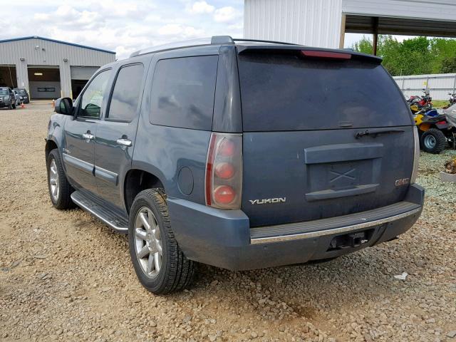 1GKFK63807J150448 - 2007 GMC YUKON DENA BLUE photo 3