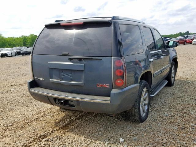 1GKFK63807J150448 - 2007 GMC YUKON DENA BLUE photo 4