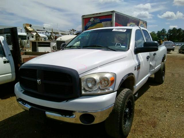 3D7KS28L39G511259 - 2009 DODGE RAM 2500 WHITE photo 2