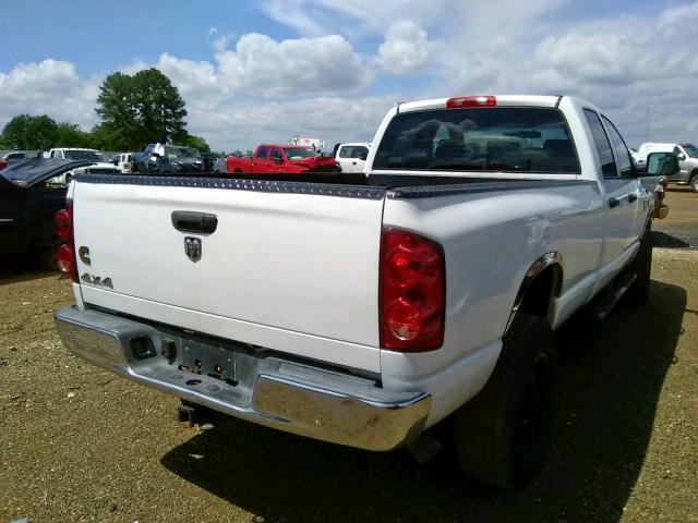 3D7KS28L39G511259 - 2009 DODGE RAM 2500 WHITE photo 4