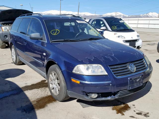 WVWVD63B62E147813 - 2002 VOLKSWAGEN PASSAT GLS BLUE photo 1