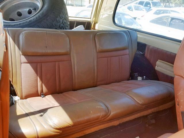 J6A17MP004558 - 1976 JEEP CHEROKEE BEIGE photo 6