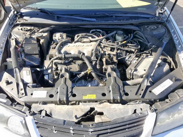 2G1WF52EX19373299 - 2001 CHEVROLET IMPALA SILVER photo 7