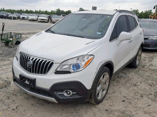 KL4CJCSB7GB587879 - 2016 BUICK ENCORE WHITE photo 2