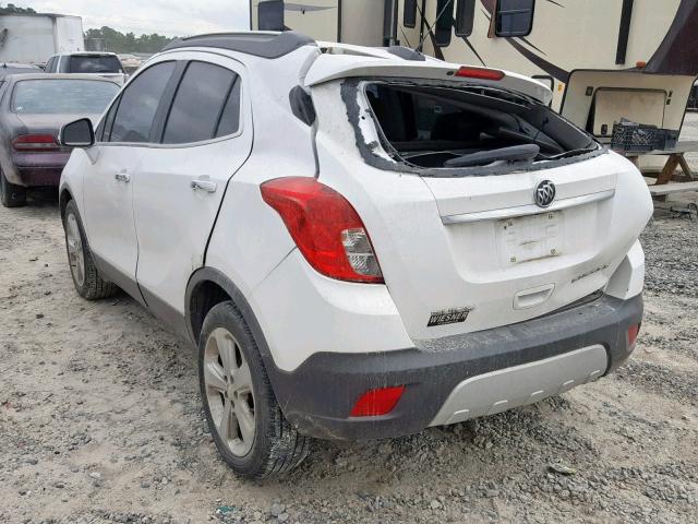 KL4CJCSB7GB587879 - 2016 BUICK ENCORE WHITE photo 3