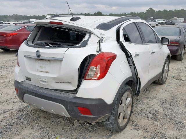 KL4CJCSB7GB587879 - 2016 BUICK ENCORE WHITE photo 4