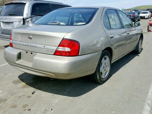 1N4DL01D1YC147020 - 2000 NISSAN ALTIMA XE BEIGE photo 4