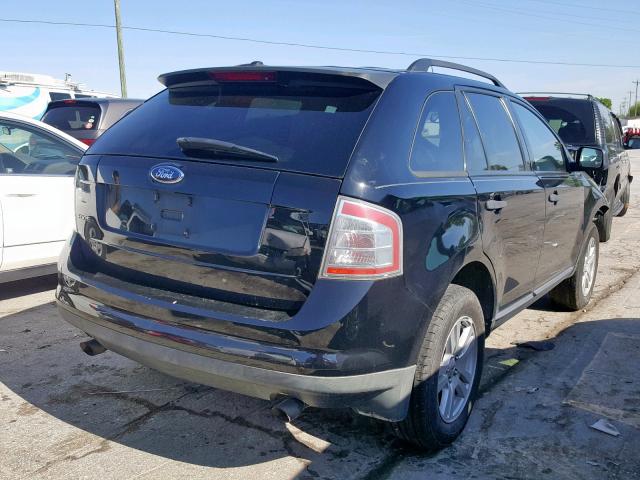 2FMDK36CX7BB41001 - 2007 FORD EDGE SE BLACK photo 4