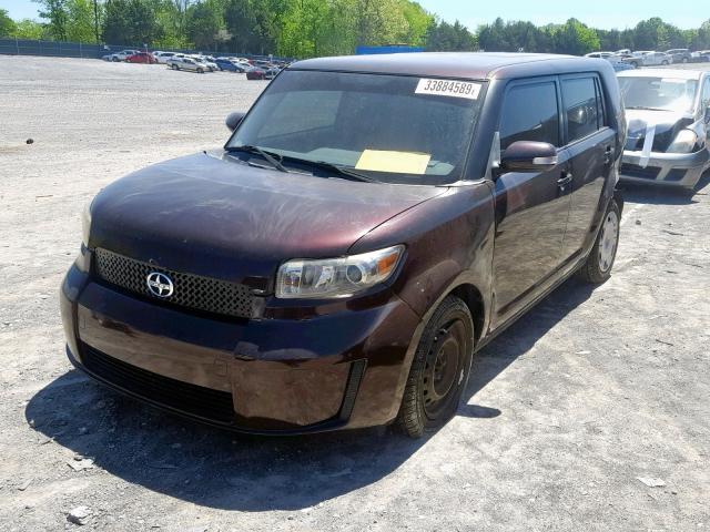 JTLKE50E391076603 - 2009 TOYOTA SCION XB ბურგუნდია ფოტო 2