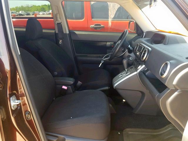 JTLKE50E391076603 - 2009 TOYOTA SCION XB ბურგუნდია ფოტო 5