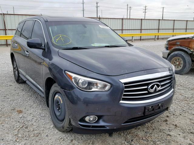 5N1AL0MN2DC349081 - 2013 INFINITI JX35 GRAY photo 1