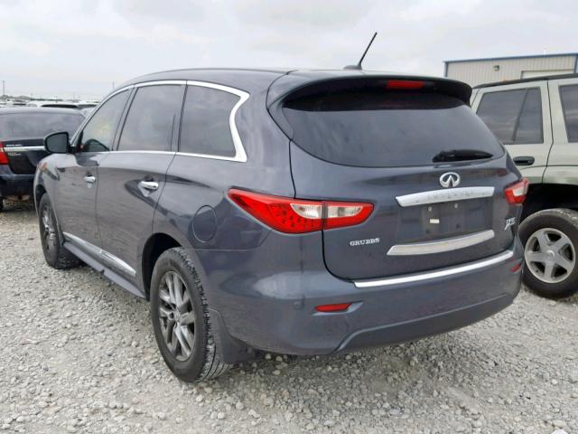 5N1AL0MN2DC349081 - 2013 INFINITI JX35 GRAY photo 3