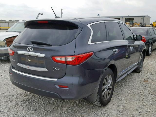 5N1AL0MN2DC349081 - 2013 INFINITI JX35 GRAY photo 4