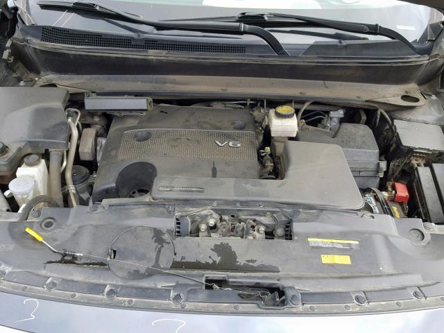 5N1AL0MN2DC349081 - 2013 INFINITI JX35 GRAY photo 7