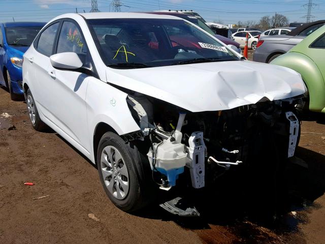 KMHCT4AE2GU114506 - 2016 HYUNDAI ACCENT SE WHITE photo 1