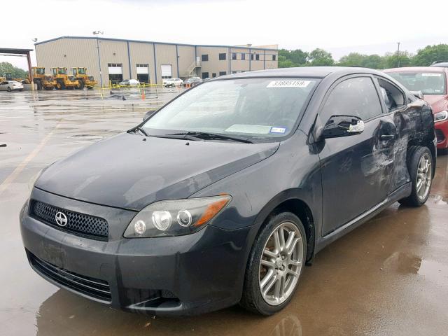 JTKDE3B78A0304900 - 2010 TOYOTA SCION TC BLACK photo 2