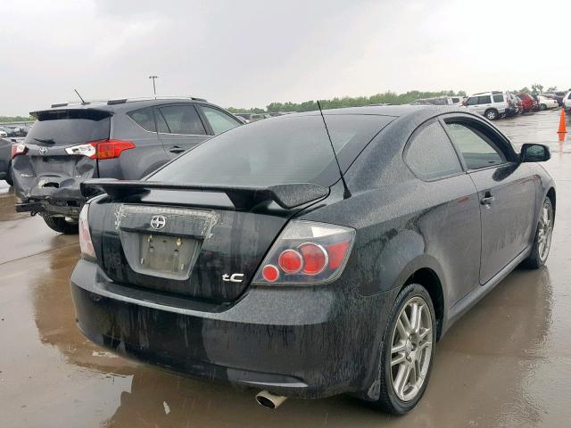 JTKDE3B78A0304900 - 2010 TOYOTA SCION TC BLACK photo 4