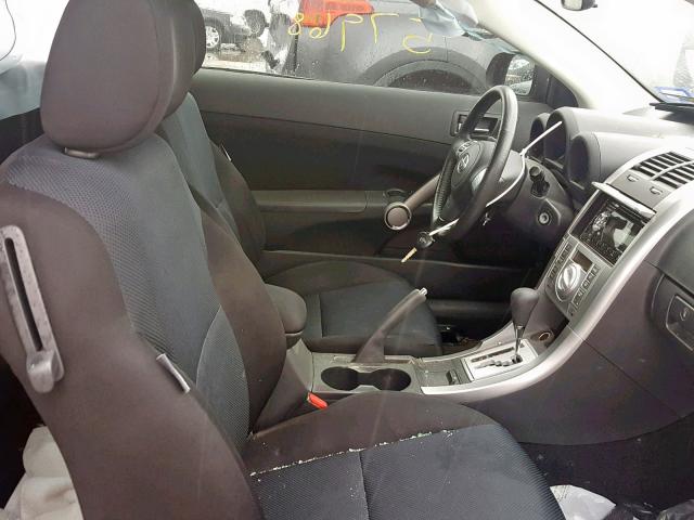 JTKDE3B78A0304900 - 2010 TOYOTA SCION TC BLACK photo 5