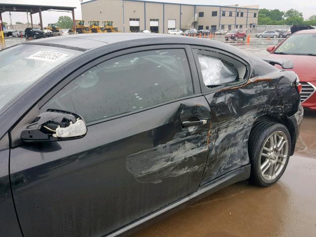JTKDE3B78A0304900 - 2010 TOYOTA SCION TC BLACK photo 9