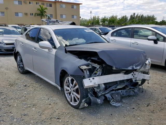 JTHBK262865016965 - 2006 LEXUS IS 250 GRAY photo 1