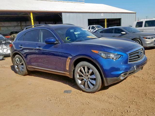 JN8AS1MW1CM150350 - 2012 INFINITI FX35 BLUE photo 1