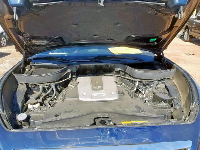 JN8AS1MW1CM150350 - 2012 INFINITI FX35 BLUE photo 7