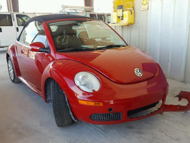 3VWRF31Y38M415458 - 2008 VOLKSWAGEN NEW BEETLE Rot Foto 1