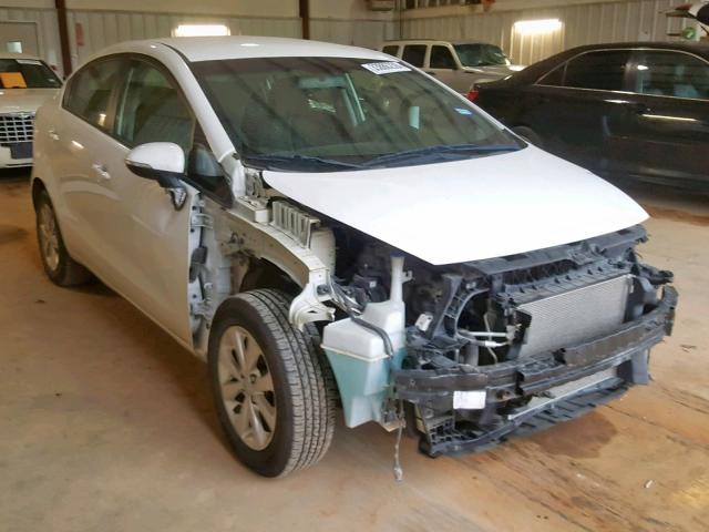 KNADN4A33D6147562 - 2013 KIA RIO EX WHITE photo 1