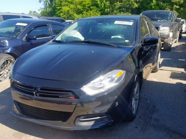 1C3CDFFA2GD814386 - 2016 DODGE DART SXT S BLACK photo 2