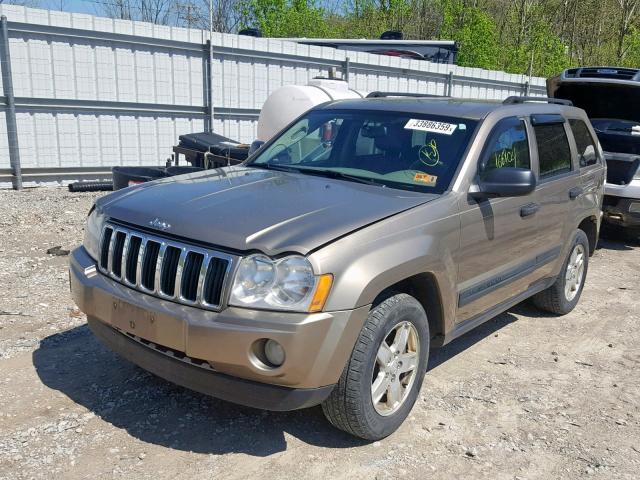 1J4GR48K66C314884 - 2006 JEEP GRAND CHER TAN photo 2