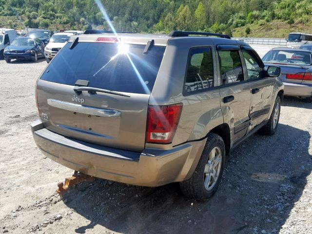 1J4GR48K66C314884 - 2006 JEEP GRAND CHER TAN photo 4