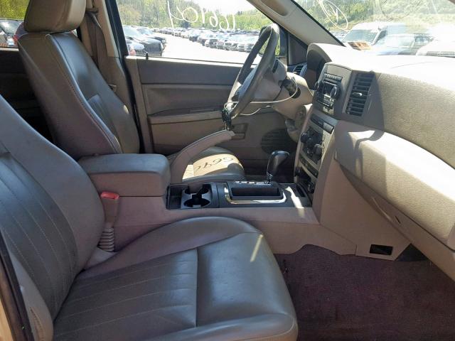 1J4GR48K66C314884 - 2006 JEEP GRAND CHER TAN photo 5