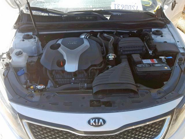 5XXGR4A64FG373886 - 2015 KIA OPTIMA SX WHITE photo 7