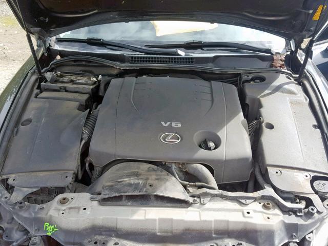 JTHCK262585026232 - 2008 LEXUS IS 250 GRAY photo 7