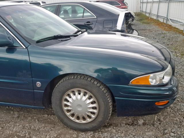 1G4HP54K0Y4281918 - 2000 BUICK LESABRE CU GREEN photo 9