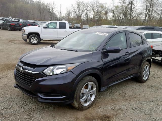 3CZRU6H54GM709966 - 2016 HONDA HR-V EX BLACK photo 2